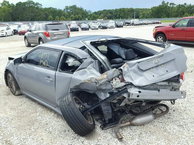 JTKJF5C77D3062775 - 2013 TOYOTA SCION TC 灰色 照片 3