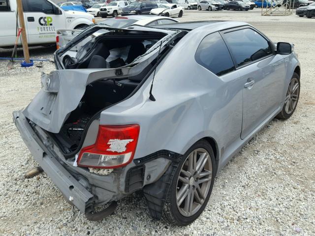 JTKJF5C77D3062775 - 2013 TOYOTA SCION TC 灰色 照片 4