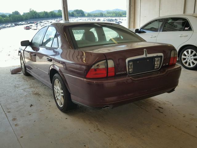 1LNHM87A03Y687700 - 2003 LINCOLN LS 栗色 照片 3