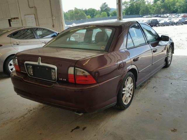 1LNHM87A03Y687700 - 2003 LINCOLN LS 栗色 照片 4