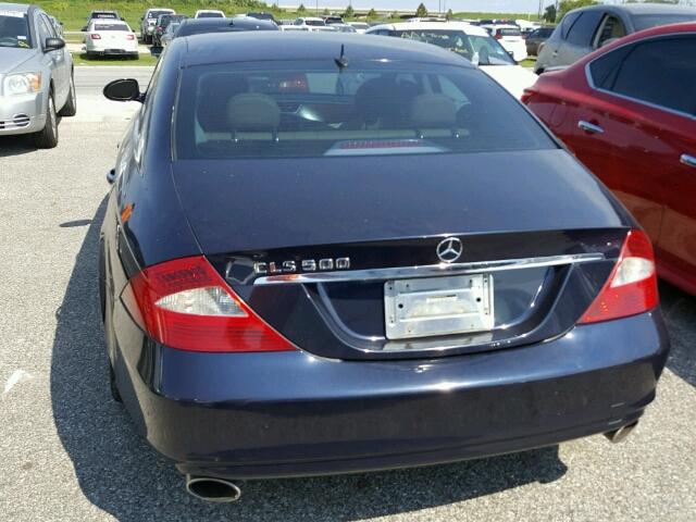 WDDDJ75X66A019416 - 2006 MERCEDES-BENZ CLS 500C BLUE photo 9