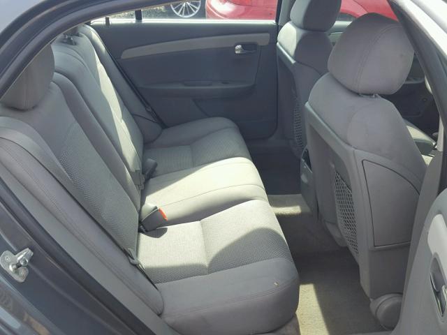 1G1ZG57B09F125171 - 2009 CHEVROLET MALIBU LS GRAY photo 6