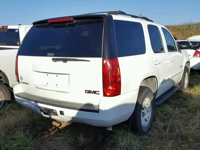 1GKFC13J97R208528 - 2007 GMC YUKON WHITE photo 4