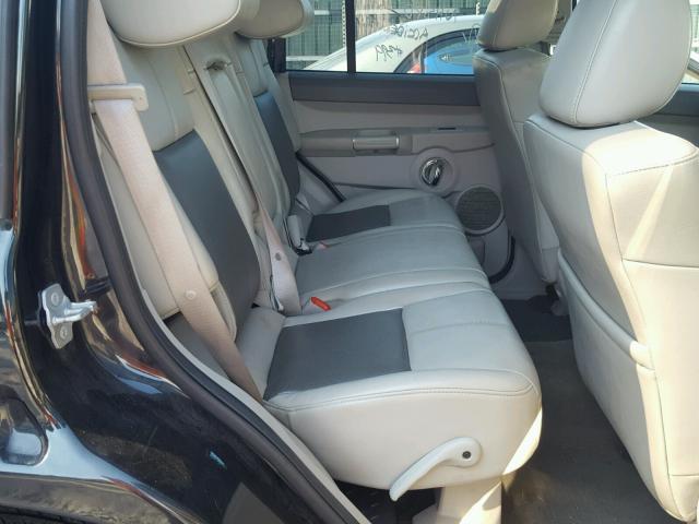 1J4RG5GT0AC118611 - 2010 JEEP COMMANDER BLACK photo 6