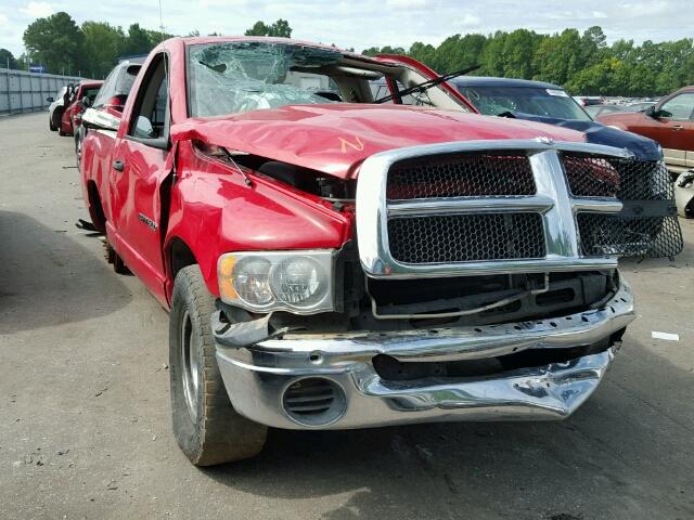 1D7HA16NX5J628759 - 2005 DODGE RAM 1500 S RED photo 1