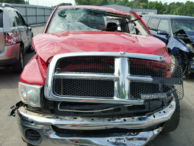 1D7HA16NX5J628759 - 2005 DODGE RAM 1500 S RED photo 7