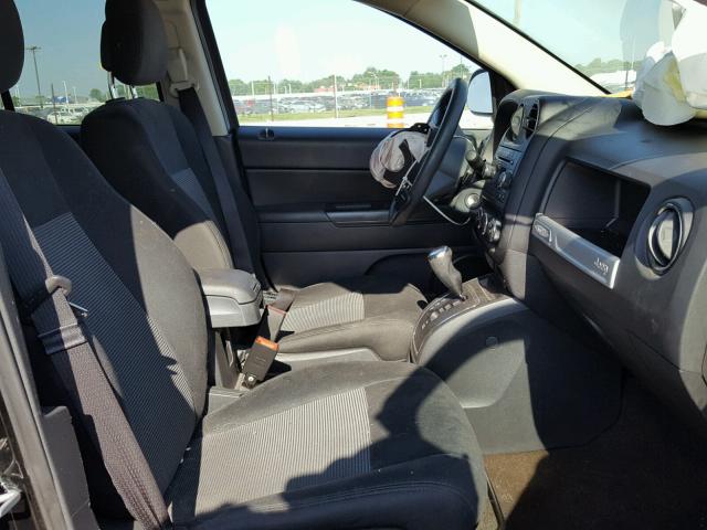 1C4NJCBA4ED641209 - 2014 JEEP COMPASS SP BLACK photo 5