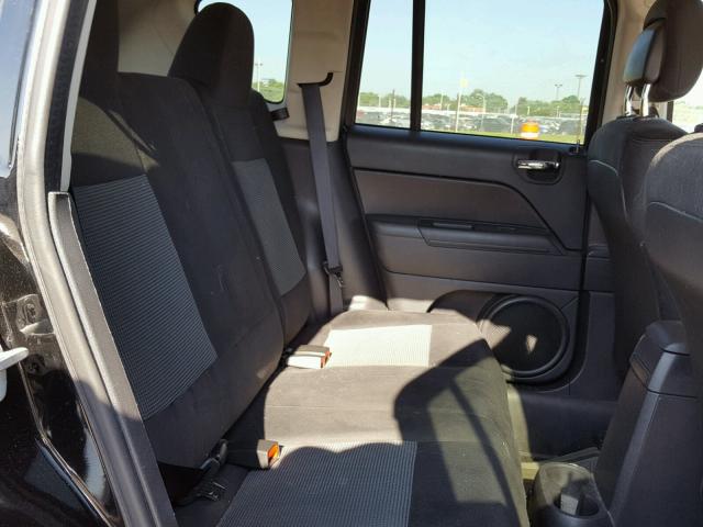 1C4NJCBA4ED641209 - 2014 JEEP COMPASS SP BLACK photo 6