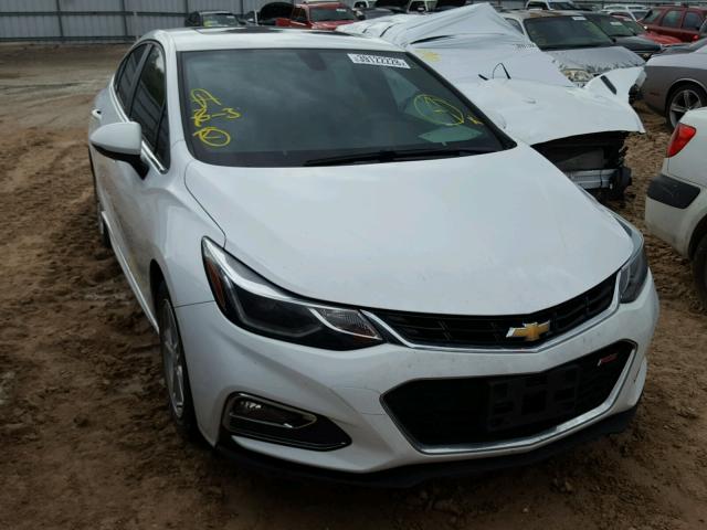 1G1BE5SM3G7305056 - 2016 CHEVROLET CRUZE LT WHITE photo 1