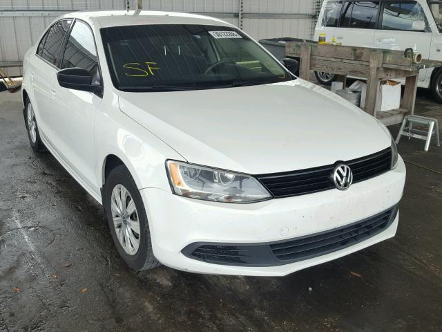 3VW2K7AJXDM293764 - 2013 VOLKSWAGEN JETTA BASE 白色 照片 1