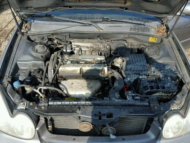 KMHWF25S64A965018 - 2004 HYUNDAI SONATA GL GRAY photo 7