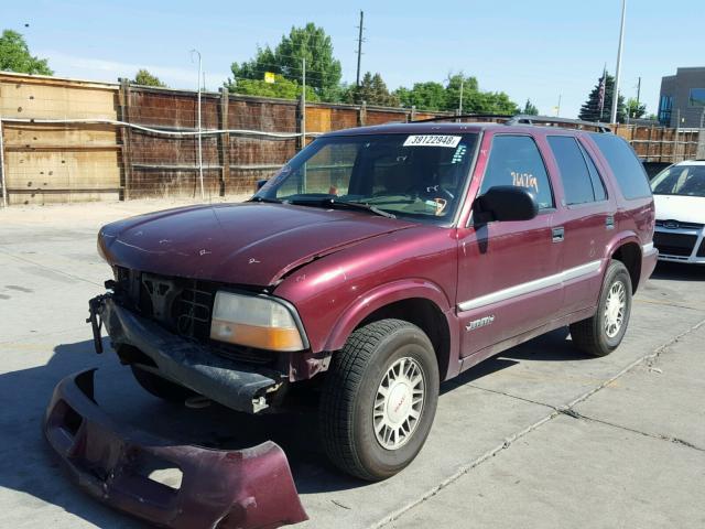 1GKDT13W9Y2193428 - 2000 GMC JIMMY / EN MAROON photo 2