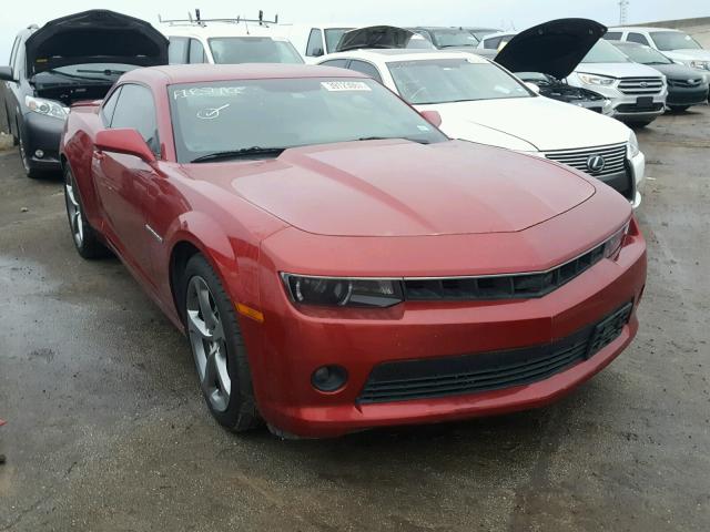 2G1FC1E30E9245820 - 2014 CHEVROLET CAMARO RED photo 1