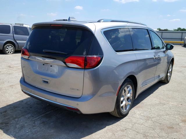 2C4RC1GGXJR185737 - 2018 CHRYSLER PACIFICA L 灰色 照片 4