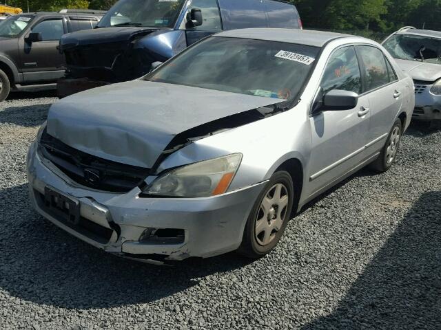 1HGCM56476A089482 - 2006 HONDA ACCORD LX SILVER photo 2