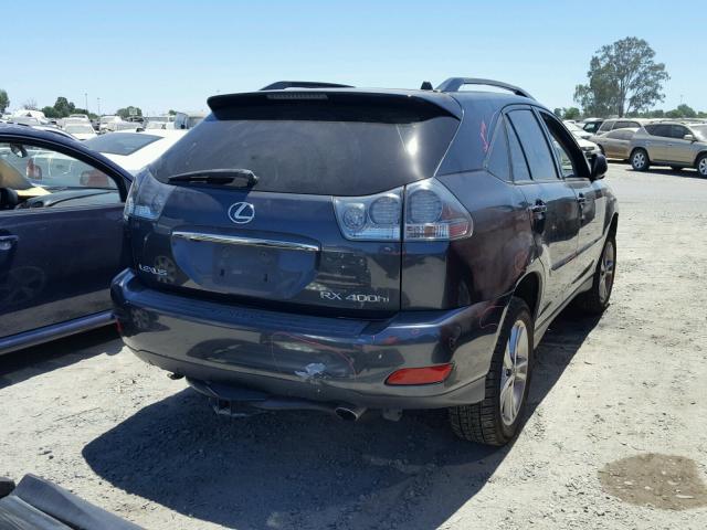 JTJHW31U260030255 - 2006 LEXUS RX 400 GRAY photo 4