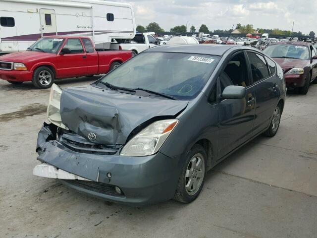 JTDKB20U740056458 - 2004 TOYOTA PRIUS GRAY photo 2