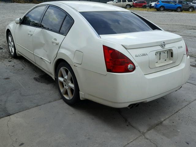 1N4BA41E64C911547 - 2004 NISSAN MAXIMA SE WHITE photo 3