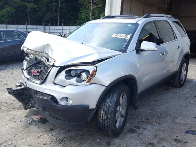 1GKKRRED5CJ350371 - 2012 GMC ACADIA SLT ვერცხლისფერი ფოტო 2