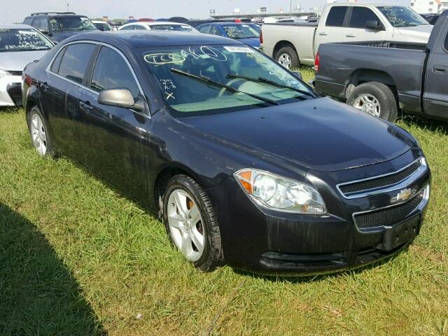 1G1ZB5EB7A4147217 - 2010 CHEVROLET MALIBU BLACK photo 1