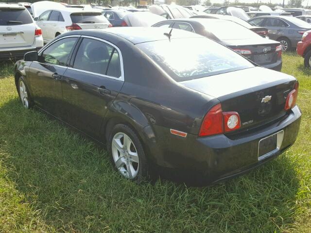 1G1ZB5EB7A4147217 - 2010 CHEVROLET MALIBU BLACK photo 3