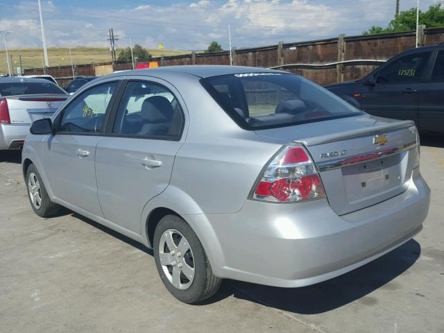 KL1TD5DE2BB125018 - 2011 CHEVROLET AVEO LS SILVER photo 3