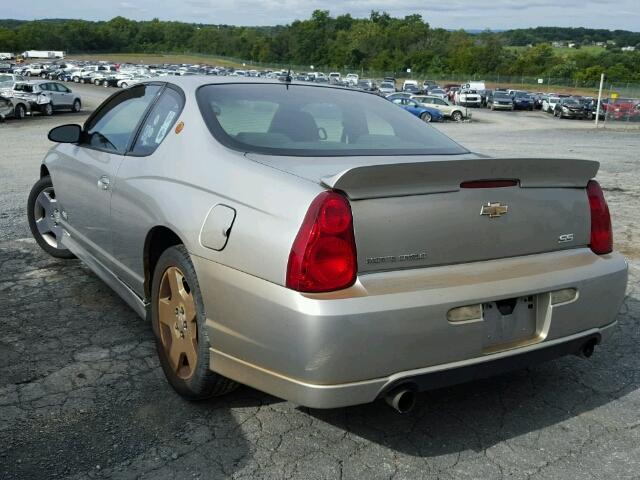 2G1WL16C869204240 - 2006 CHEVROLET MONTE CARL SILVER photo 3