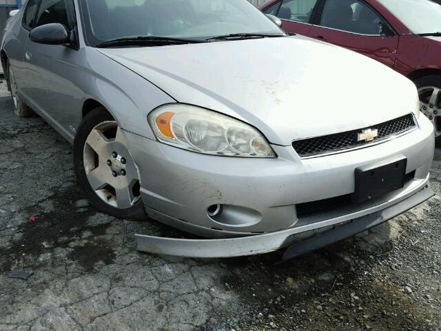 2G1WL16C869204240 - 2006 CHEVROLET MONTE CARL SILVER photo 9