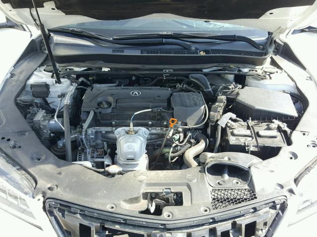 19UUB1F30FA014360 - 2015 ACURA TLX WHITE photo 7