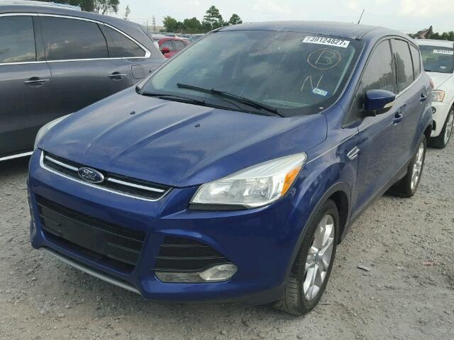 1FMCU0H94DUC94792 - 2013 FORD ESCAPE SEL BLUE photo 2