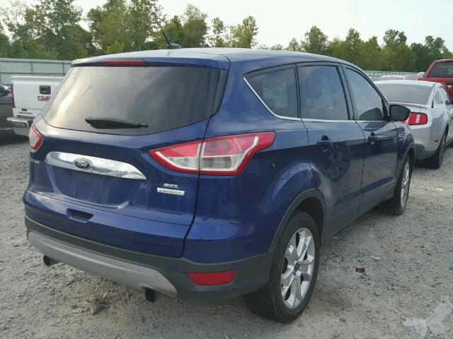 1FMCU0H94DUC94792 - 2013 FORD ESCAPE SEL BLUE photo 4