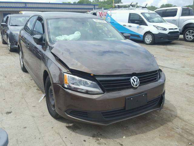 3VW2K7AJ6BM333271 - 2011 VOLKSWAGEN JETTA BASE 棕色 照片 1