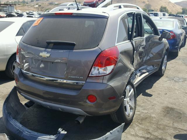 3GNAL3E58CS622092 - 2012 CHEVROLET CAPTIVA SP GRAY photo 4