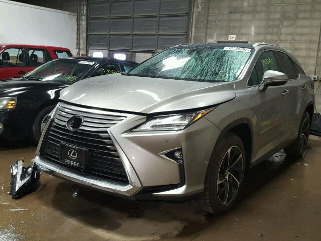 2T2BGMCA5HC015672 - 2017 LEXUS RX GRAY photo 2