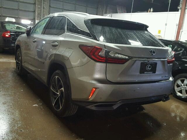 2T2BGMCA5HC015672 - 2017 LEXUS RX GRAY photo 3