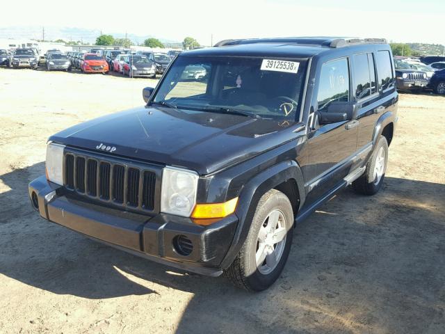 1J8HG48K06C233159 - 2006 JEEP COMMANDER 黑色 照片 2