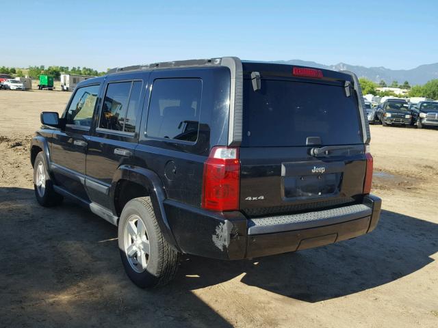 1J8HG48K06C233159 - 2006 JEEP COMMANDER 黑色 照片 3