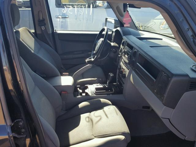 1J8HG48K06C233159 - 2006 JEEP COMMANDER 黑色 照片 5