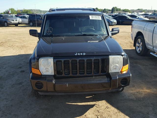 1J8HG48K06C233159 - 2006 JEEP COMMANDER 黑色 照片 9