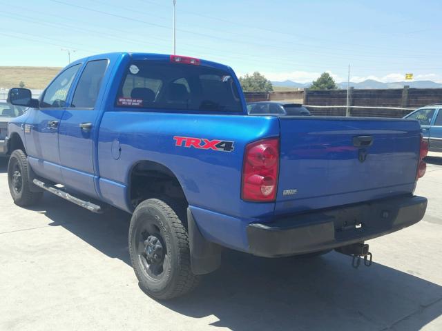 3D7KS28A88G211469 - 2008 DODGE RAM 2500 S Կապույտ լուսանկար 3