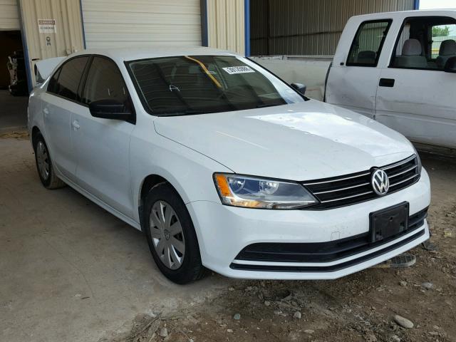 3VW2K7AJ4FM346896 - 2015 VOLKSWAGEN JETTA BASE Սպիտակ լուսանկար 1