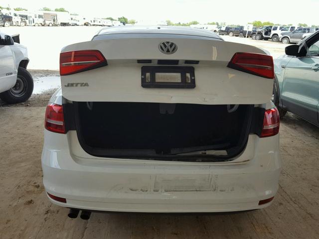 3VW2K7AJ4FM346896 - 2015 VOLKSWAGEN JETTA BASE WHITE photo 9