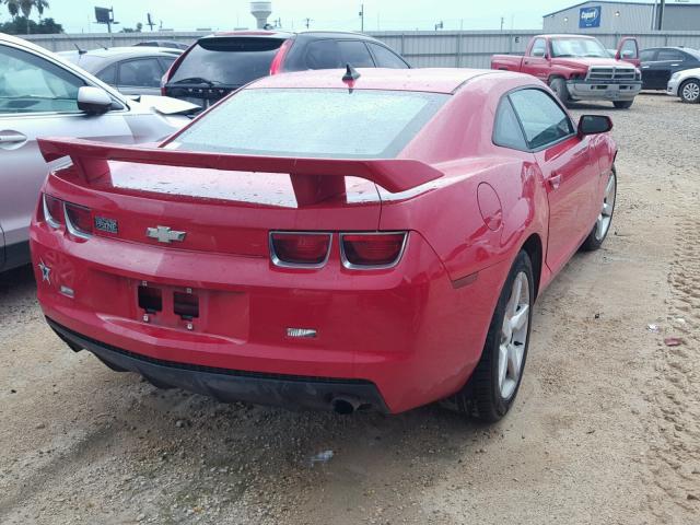 2G1FB1E33C9140219 - 2012 CHEVROLET CAMARO LT RED photo 4