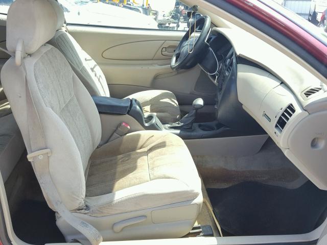 2G1WW12E059319220 - 2005 CHEVROLET MONTE CARL წითელი ფოტო 5