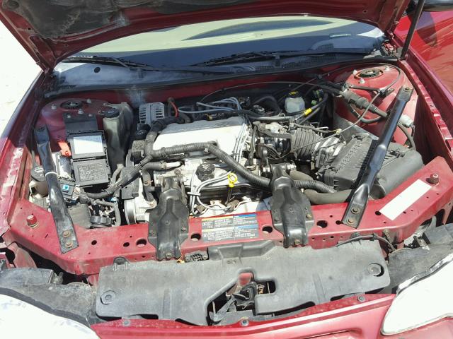 2G1WW12E059319220 - 2005 CHEVROLET MONTE CARL წითელი ფოტო 7