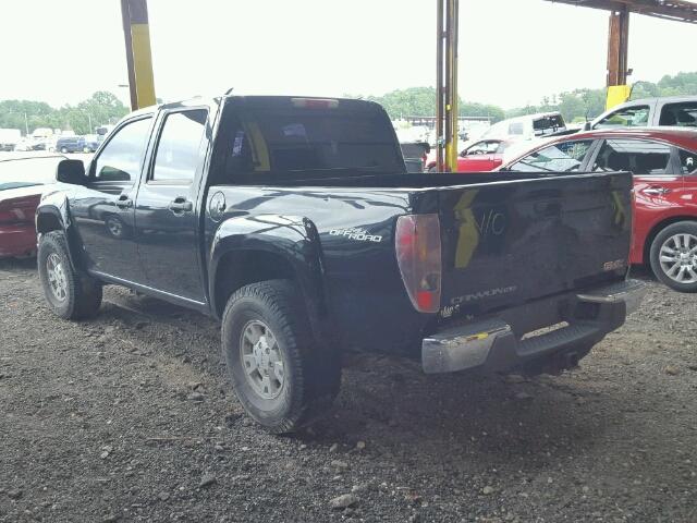 1GTDS33E188185709 - 2008 GMC CANYON BLACK photo 3