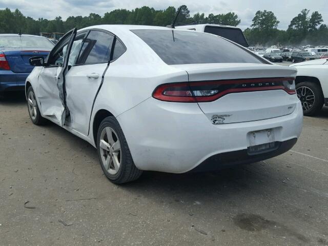 1C3CDFBB9FD251544 - 2015 DODGE DART SXT WHITE photo 3