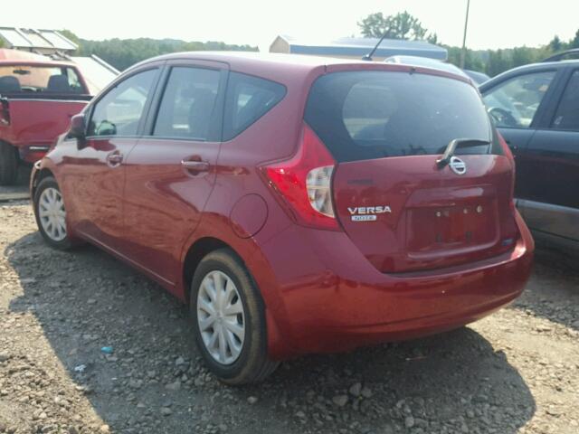 3N1CE2CP7EL359331 - 2014 NISSAN VERSA NOTE RED photo 3