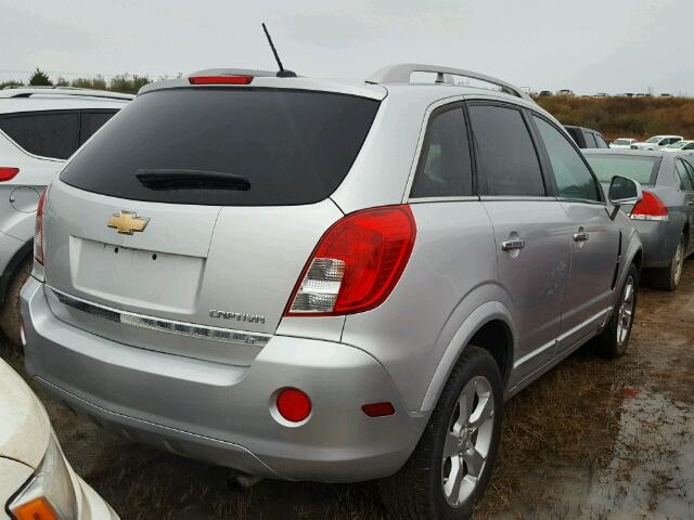 3GNAL3EK4ES618999 - 2014 CHEVROLET CAPTIVA SILVER photo 4