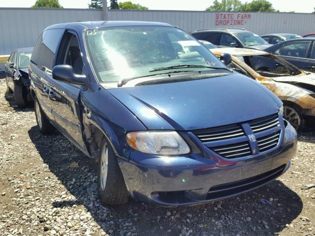 1D4GP45R66B546505 - 2006 DODGE CARAVAN SX BLUE photo 1